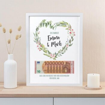 Geldgeschenk Hochzeit Boho