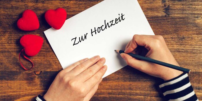 Schön, kurz oder lustig: 14 Verse zur Hochzeit für Gästebuch & Co.