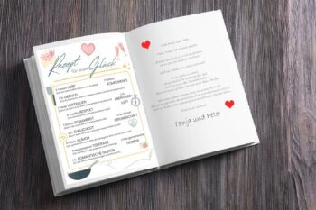 Kreativer Eintrag Gästebuch Hochzeit