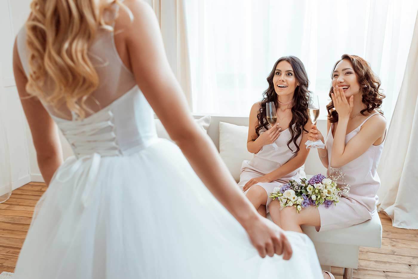 Brautkleidanprobe Trauzeugin