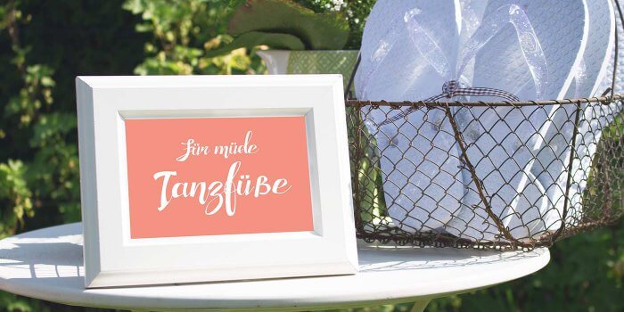 Flip Flops zur Hochzeit – für müde Tanzfüße