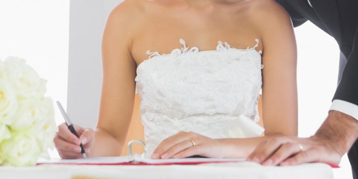 Namensänderung zur Hochzeit festlegen