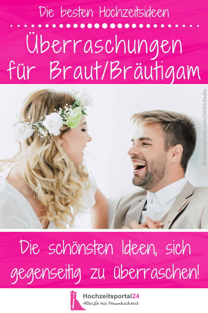 Hochzeitsüberraschung für die Braut vom Bräutigam