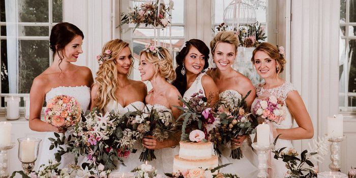Barocke Hochzeit mit modernen Elementen und Vintage-Touch