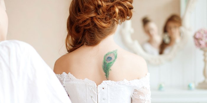 Im Brautkleid mit Tattoo: So schön sind tätowierte Bräute