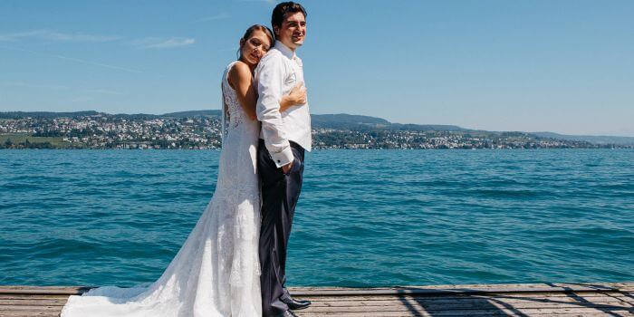 Heiraten in der Schweiz: Trauung im Freien am Zürichsee