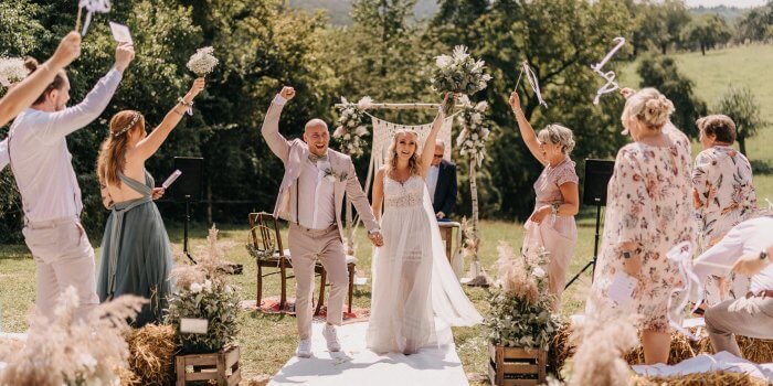 Hochzeit in Karlsruhe: Greenery-Wedding auf dem Weinhof Rupp