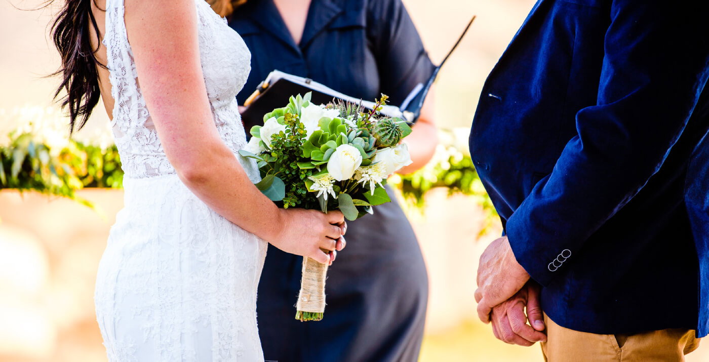 Hochzeit Brautstrauß Sukkulenten