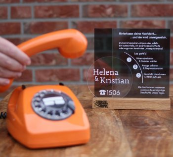 Gästebuch Hochzeit Telefon