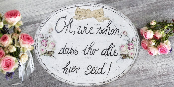 DIY: Vintage Schilder selber machen