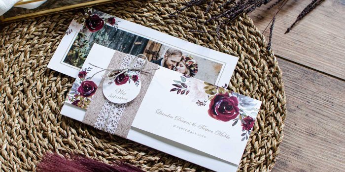 Die 18 schönsten Beispiele für eure Boho-Hochzeitseinladung