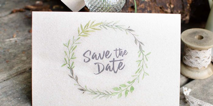Save the Date Karten für die Hochzeit