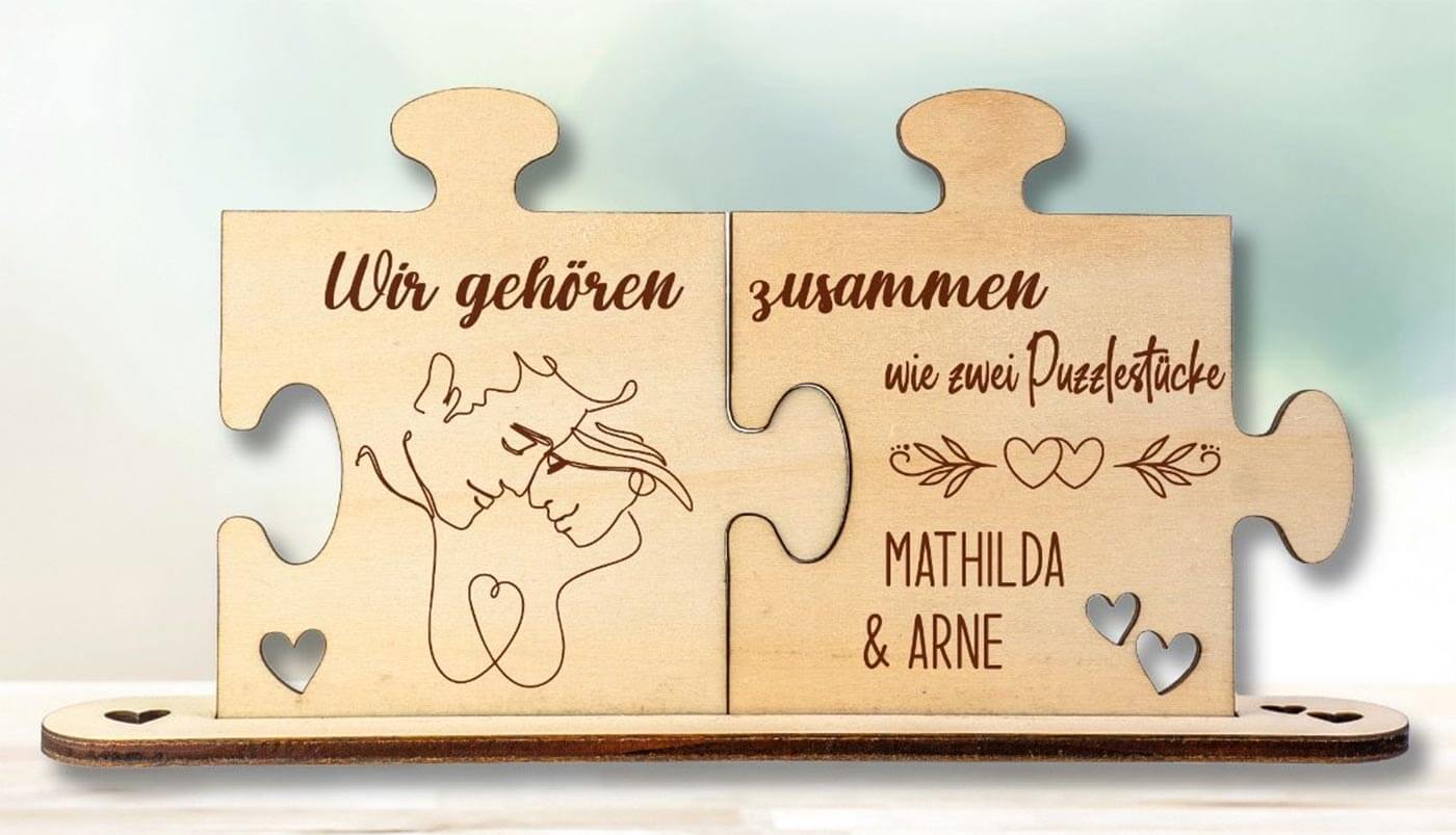 Geschenk Hölzerne Hochzeit