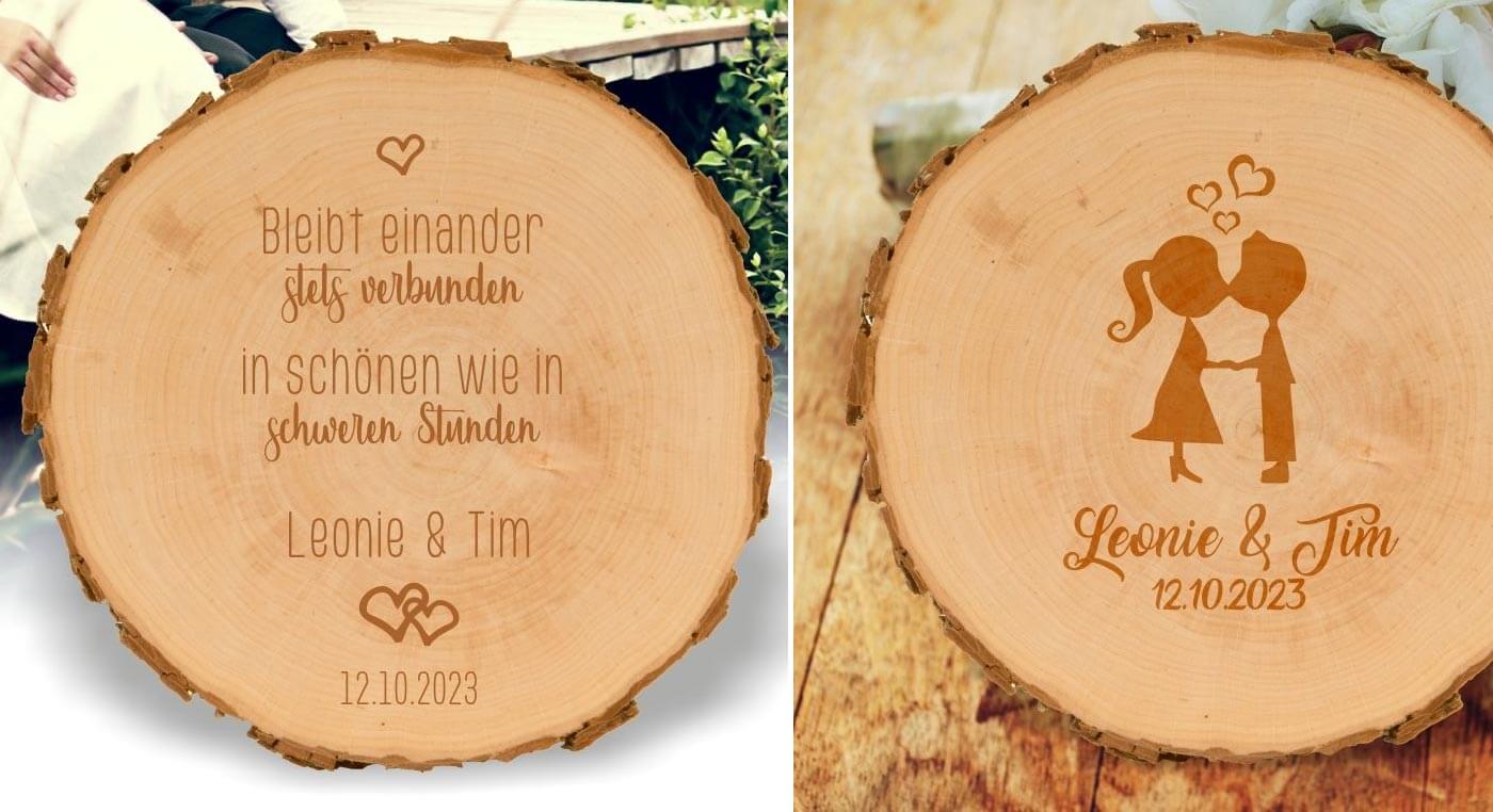 Geschenk zur Hölzernen Hochzeit
