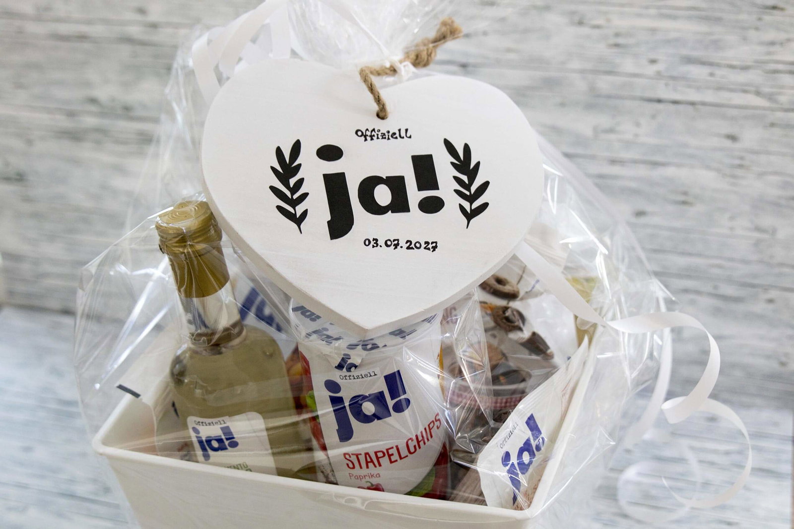 Geschenkkorb Hochzeit