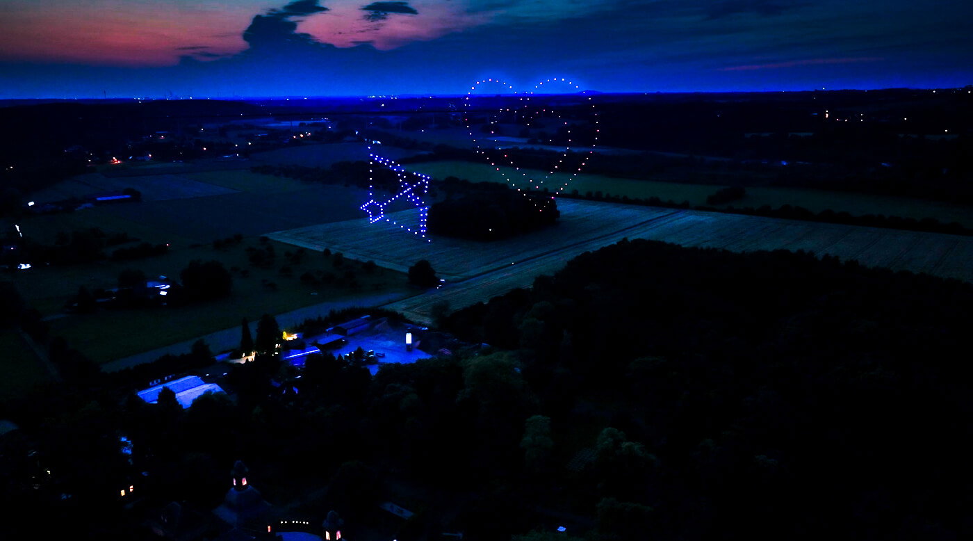 Hochzeit Lichtshow