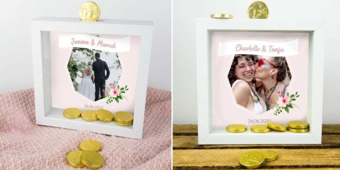 Die 10 schönsten Spardosen zur Hochzeit