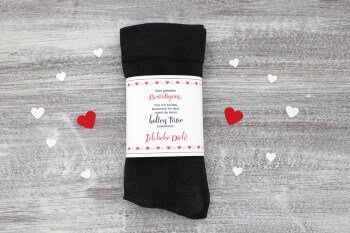 Zur Hochzeit gegen kalte Füße: Socken