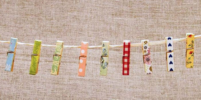 DIY: Bunte Deko-Wäscheklammern basteln
