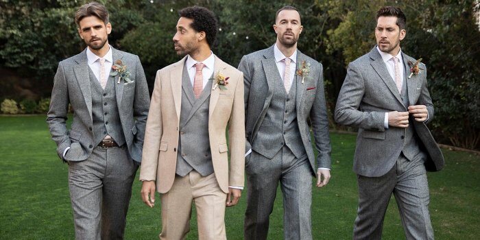 Hochzeitsanzüge Trend: Der Tweed Anzug zur Hochzeit