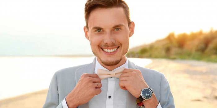 Anziehende Bräutigam-Accessoires: Hosenträger, Fliegen & Krawatten zur Hochzeit