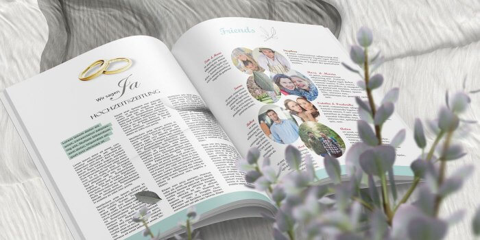 Schritt für Schritt: So nutzt ihr kostenlose Vorlagen für’s Hochzeitszeitung drucken