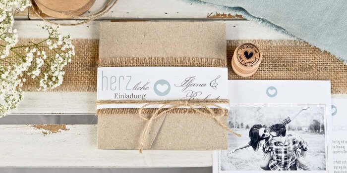 25 Inspirationen für ausgefallene, kreative und besondere Hochzeitseinladungen