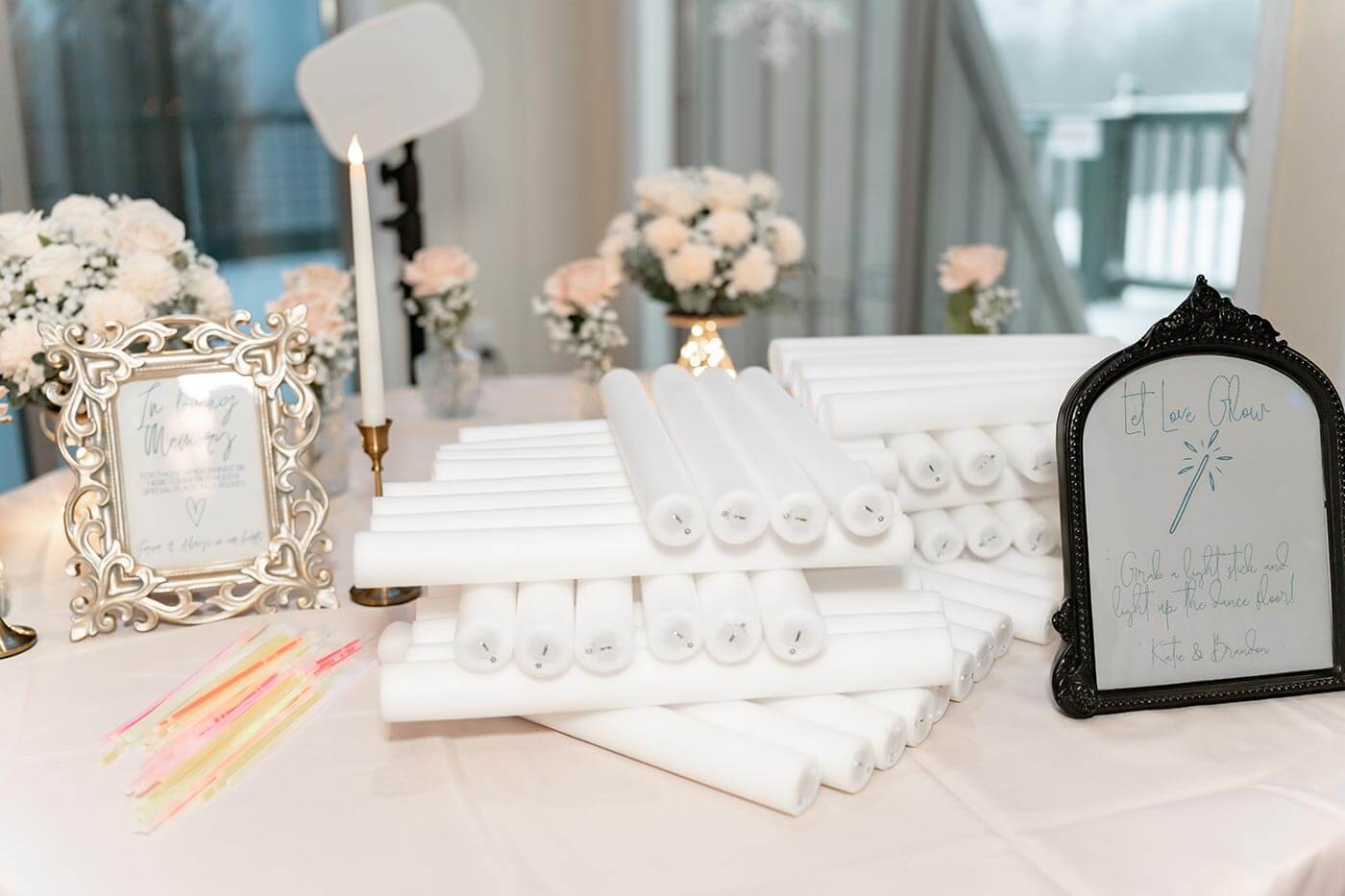 Leuchtstäbe Hochzeitstanz