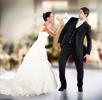 Streit um Hochzeitsplanung