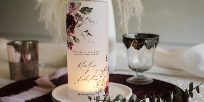 Personalisiert, günstig oder selbst gebastelt: Die schönsten Windlichter zur Hochzeit