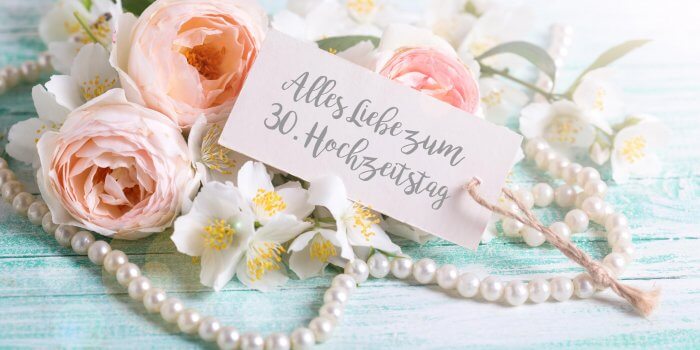 Ausgefallene Perlenhochzeit Geschenke (30. Hochzeitstag)