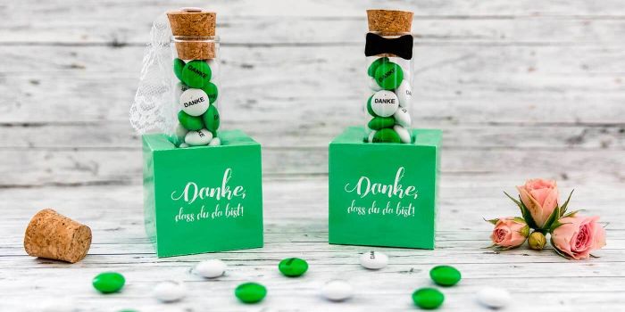 Reagenzgläser bei der Hochzeit – Top 7 Ideen für die Gastgeschenke