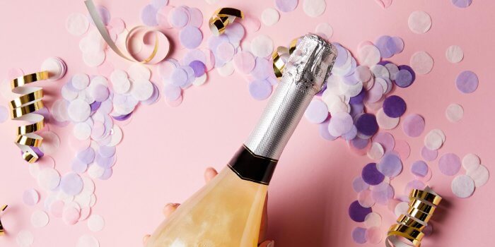 Euer eigener Hochzeitssekt dank individuellem Sektetikett