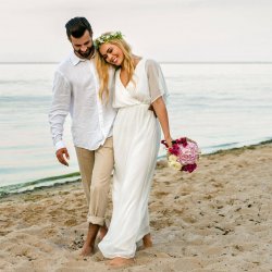 Hochzeit am Strand zu zweit
