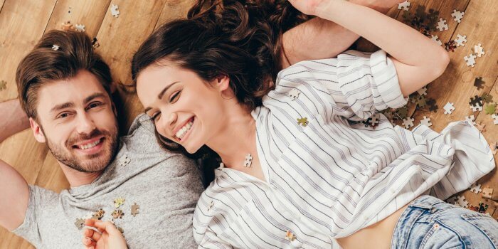 Heiratsantrag mit Fotopuzzle