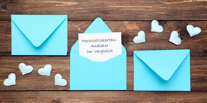 Anbietervergleich: So gestaltet ihr die perfekten Hochzeitskarten