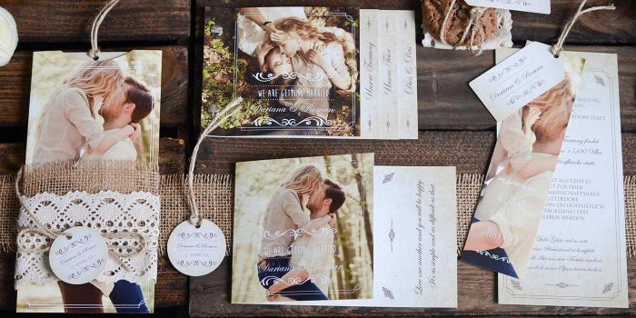 Hochzeitskarten im Überblick: Hochzeitspapeterie von Save-the-Date bis Dankeskarten