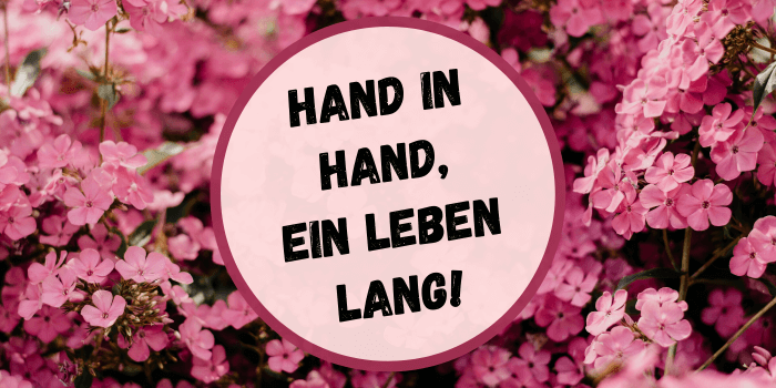 Schöne Hochzeitssprüche für Einladung, Glückwunschkarte & Gästebuch