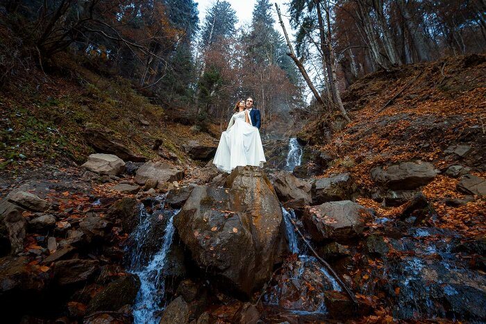 Hochzeitskleid zerstören