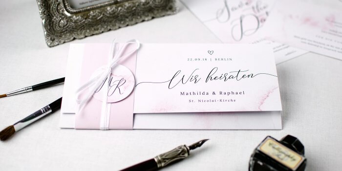 Hochzeitseinladungen im Vintage-Stil: Die schönsten Motive mit Shabby-Charme